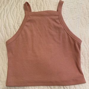 SHEIN pink crop tank
